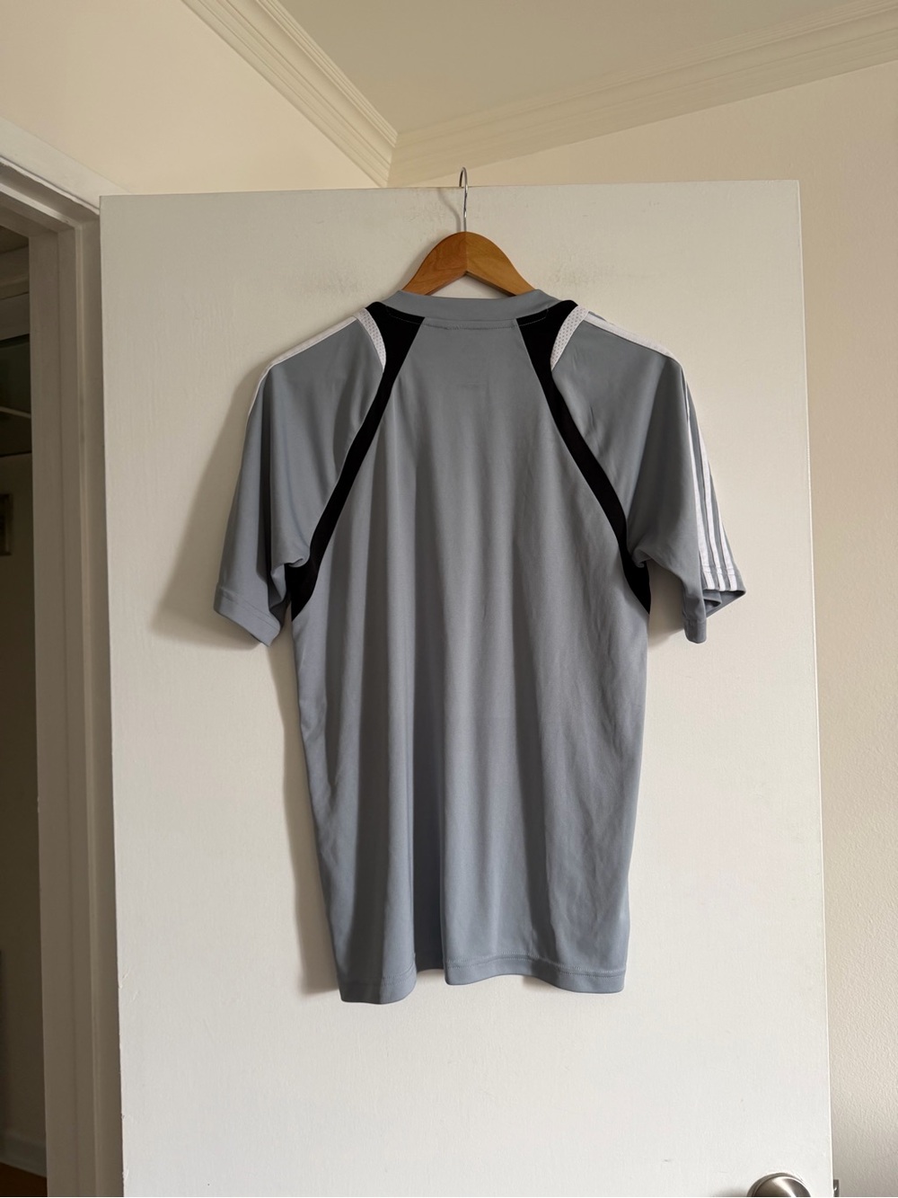 Adidas LA Galaxy Soccer Vintage Gray Short Sleeve Tee Jersey size Small - Picture 3 of 7